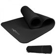 Tapis De Yoga Simple Deluxe Graphite - épaisseur 2,5 Cm Avec Sangle De Transport