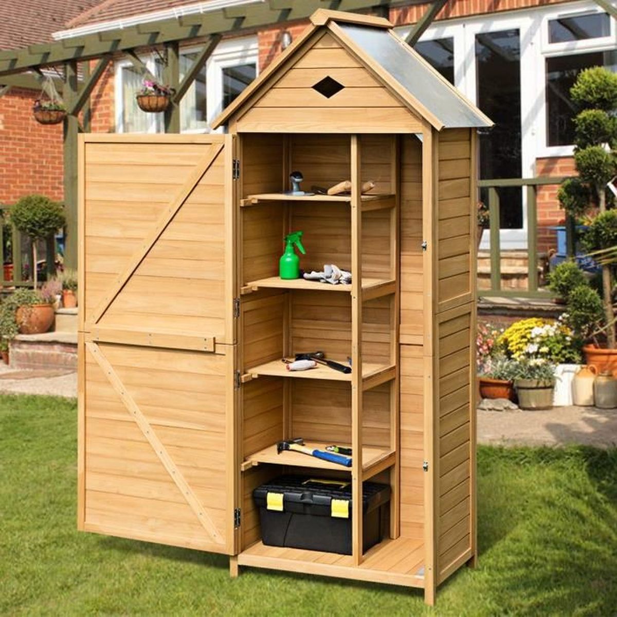 Abris De Jardin Avec Rangement Bois