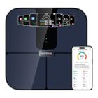 Pèse Personne, Healthkeep Balance Connectée Bluetooth Avec Écran TFT Couleur et Technologie ITO 25 Données 180kg, Bleu