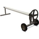 Enrouleur de bâche à bulles - POOL STYLE - T Alu - Pour piscine jusqu'à 5 m - Aluminium - Asymétrique