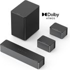ULTIMEA Barre de son 5.1ch Dolby Atmos avec Caisson de basses + 2 enceintes, Bass et Surround Réglable, HDMI eARC