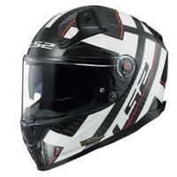 LS2, Casque Moto intégral VECTOR II CARBON STRONG Gloss White, S