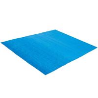 Tapis de sol pour piscine Summer Waves - Bleu - 2,69 x 2,69 m - Carré