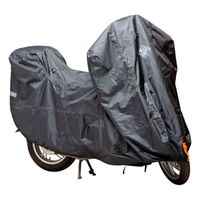 Housse de protection scooter avec pare brise et topcase Tucano Urbano Super - noir - 204x92x163 cm