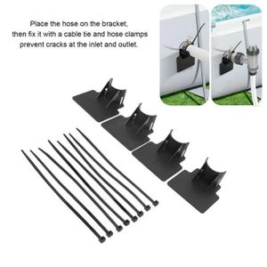 Support De Tuyau Avec Grille Filtre Pour Piscine Intex 25022E - Connecteur 3.2 Cm - Inclus : Buse, Collier De Serrage - Pour Débit < 1000 Gallons/heure