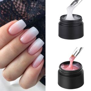 COFFRET DE MANUCURE Rose - MSHARE Baby Boomer Nail Gel UV Builder 2 pièces Ombre ongles babyboomer Camouflage Extension rapide on