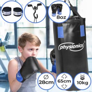 Set de boxe pour enfants Sac de boxe rempli 9kg 62cm Gants de boxe Sac de frappe Boxer Set de boxe pour enfants Sac de boxe rempli 9kg 62cm Gants de boxe Sac de frappe Boxer