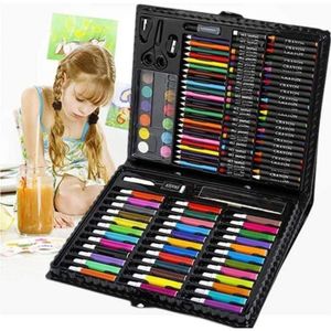 KIT DE DESSIN 150PCS Malette Dessin - Crayons de Couleur - Set d