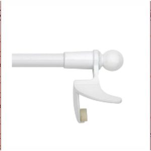 19 mm Chrome Bay Fenêtre passe tringle à rideau Designer End Cap Embouts 2.4 M 240 cm 3 M 19 mm Chrome Bay Fenêtre passe tringle à rideau Designer End Cap Embouts 2.4 M 240 cm 3 M