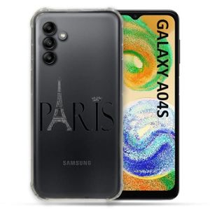 COQUE - BUMPER Coque Transparente Pour Samsung Galaxy A04S Paris 