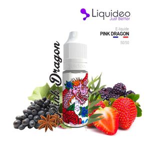 LIQUIDE E-liquide LIQUIDEO 10ML saveur PINK DRAGON avec 10