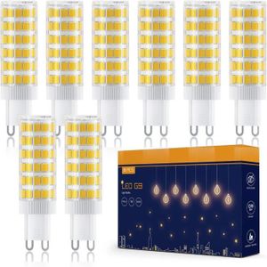 AMPOULE - LED Ampoule LED G9 7W, 8PCS 700Lm Ampoules G9 LED Blan