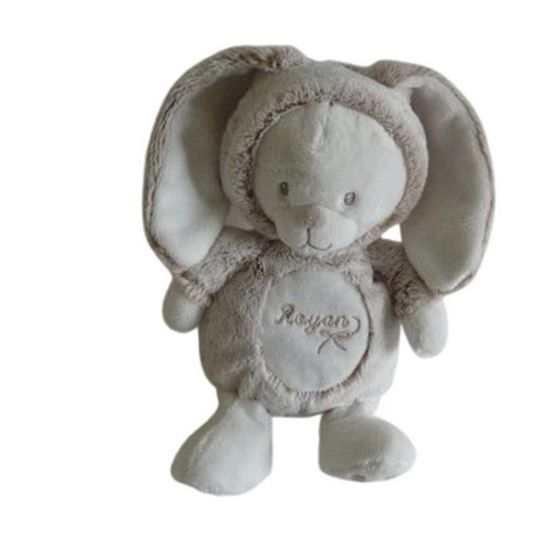 doudou ours déguisé en lapin blanc vert NICOTOY doudou ours déguisé en lapin blanc vert NICOTOY