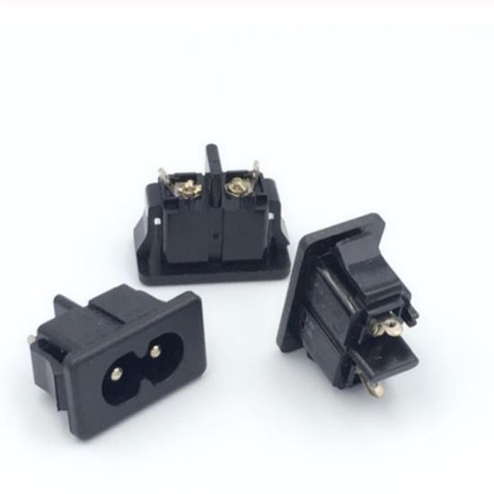 Lot De 6 Modules De Prise C8 IEC 2 Axes 250V 2.5A - Uxcell - Neuf Pour Montage Panneau