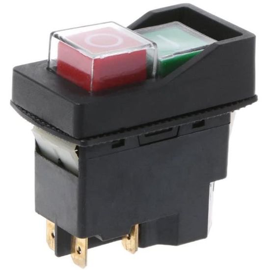 Interrupteur Électromagnétique Multiusage KLD28/28A - Dimensions 5.3x2.9 Cm - En Polypropylène (PP) - Neuf