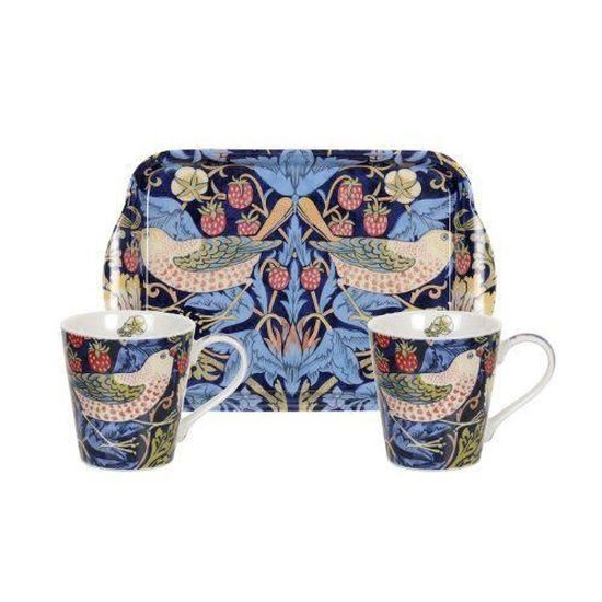 Plateau à Sandwich Italien Pimpernel - Mélamine 15,25x6,5cm - Bleu Motif - Lavable Lave-Vaisselle