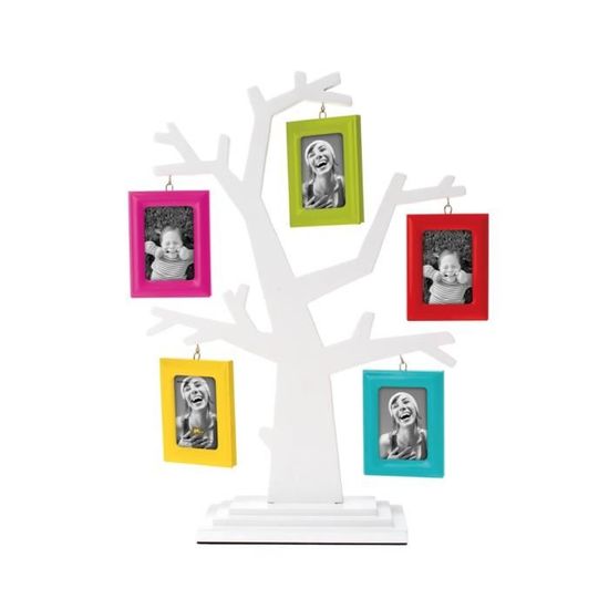 Cadre photo grande galerie d'arbres verts lourd orné or tone 10x13