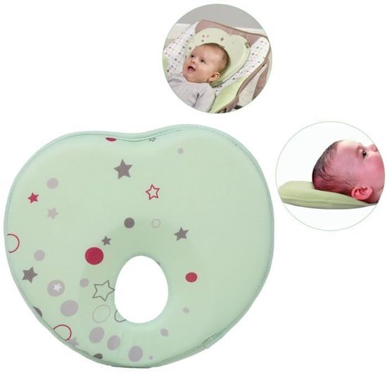 Oreiller de bébé pour le nouveau-né empêchent la tête plate position de sommeil anti-roulement de coussin de protection de tête denfants de bébé 