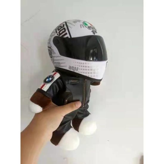 Décoration Casque Fourrure Oreilles D'Ours En Fourrure Pour Casque – Lot De 2, Moto, Ski, Vélo, Snowboard, Style Ludique Et Chaud