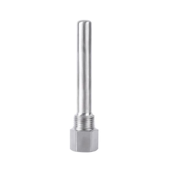 2 Manchons De Plongée Acier Inox 304 - 8x300mm Filetage G1/2, Pour Capteurs Température - 8