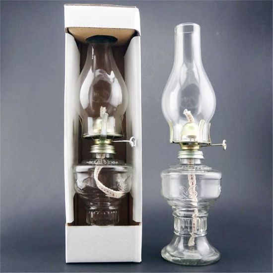 Lampe à Huile En Verre, Base De 5,1 Cm, Abat-jour De Rechange En Verre