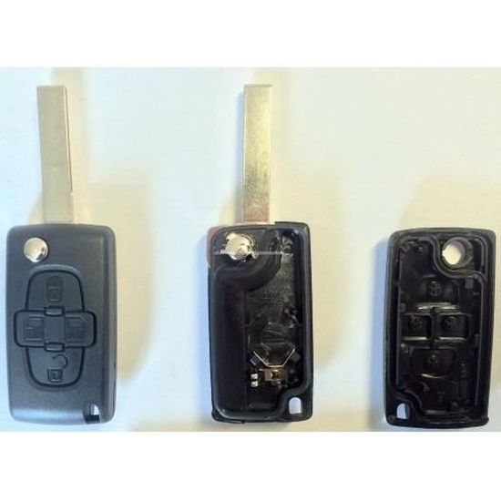 Carcasa Para Llave Plegable De Citroen, Fiat, Peugeot