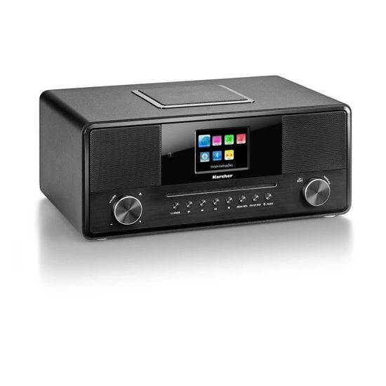 Radio Internet Karcher DAB 9000CDi - DAB+/FM, Wi-Fi, Bluetooth, Lecteur CD - 36W - Noir