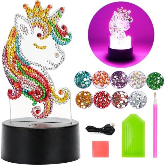 Kit Créatif Peinture Diamant Fleurs – 20 Tableaux DIY Pour Filles 6-12 Ans – Cadeau Anniversaire Loisir Enfant