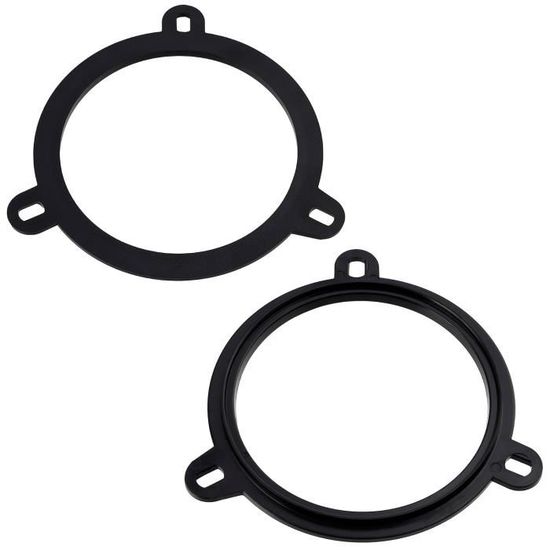 Lot De 2 Adaptateurs Supports Haut-Parleurs Voiture 165mm AERZETIX C11612 - Fixation Portières Avant/Arrière