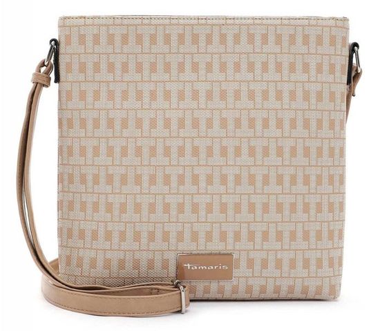 Sac à épaule Tamaris Giorgia - Bandoulière Réglable Sand Beige - Polyuréthane Et Polyester - Dimensions 24x12x5 Cm