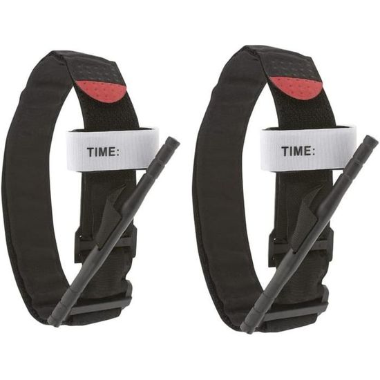 Tourniquet D'urgence Hémostatique - Pour Premiers Secours, Randonnée, Camping (type Militaire à Rotation)