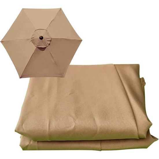 Auvent De Rechange Pour Parasol Rond, Tissu De Rechange 2M 2.7M 3.0M