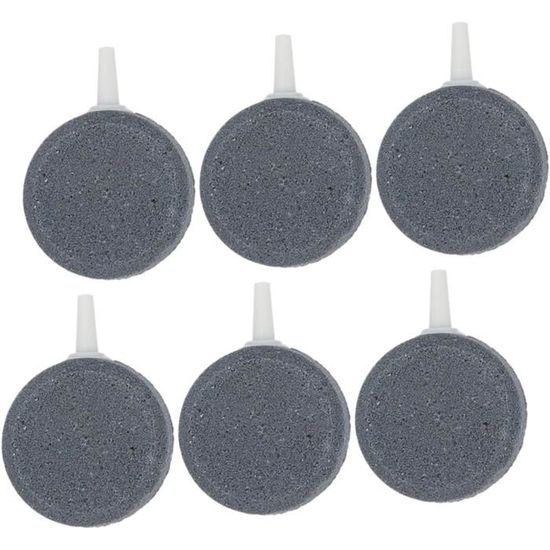 Lot De 4 Pierres à Bulles Pour Aquarium - Plastique Coloré - 4,5x1,5x1,5 Cm - Diffusion D'air