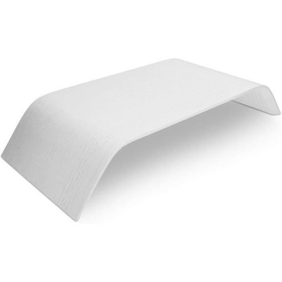 Support Acrylique Pour écran D'ordinateur - Rehausseur De Bureau Avec Rangement, Design Moderne Et Minimaliste