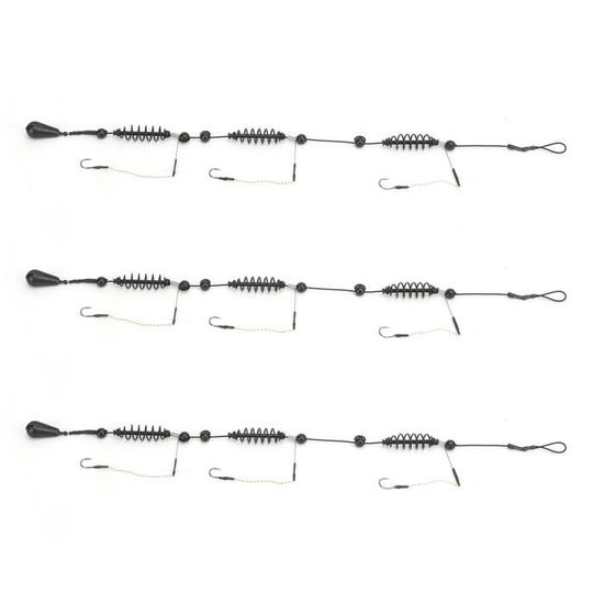 Hameçons Offset Fanatik FO-3312 - Pour Leurres Souples - Tailles 8 à 5/0 - VHI Carbon - Corée