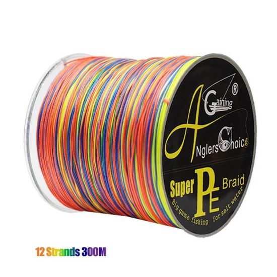 Vert-1000 M 0,34 Mm 34,8 Kg--Ligne De Pêche Tressée Pe 8x + X 9 Brins, Ligne De Pêche Solide