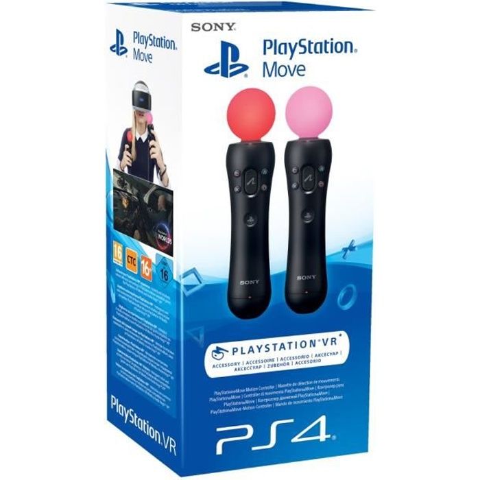 Paire de Manettes PlayStation Move - PlayStation Officiel