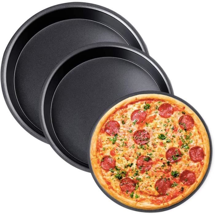 Plat à pizza perforé en acier au carbone Cuisson Antiadhésif