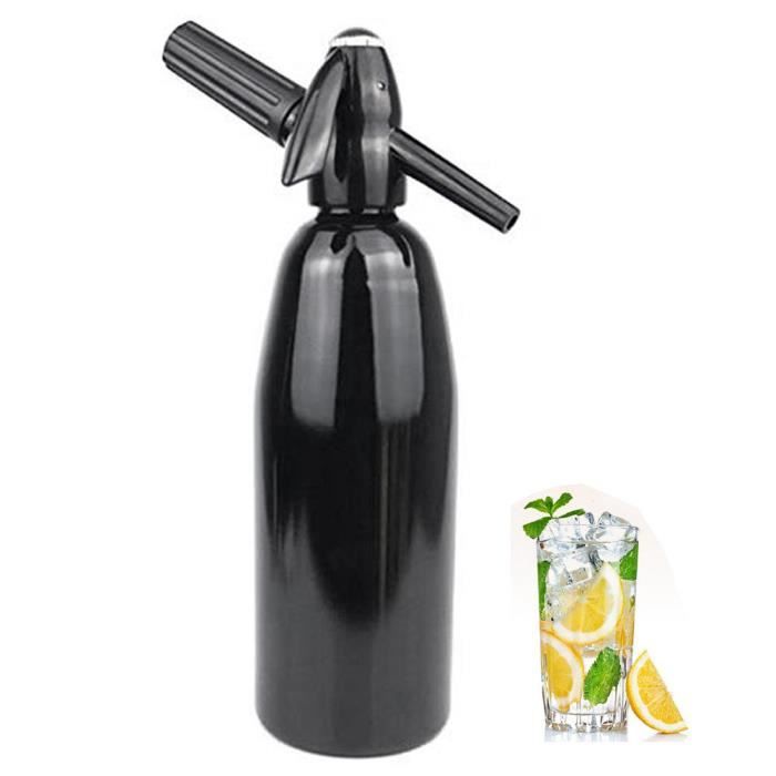 PourV Machine à Eau Pétillante Machine À Soda Distributeur d'Eau à Gazéifier Siphon pour Cocktail Jus Boisson Froide Soda Maker