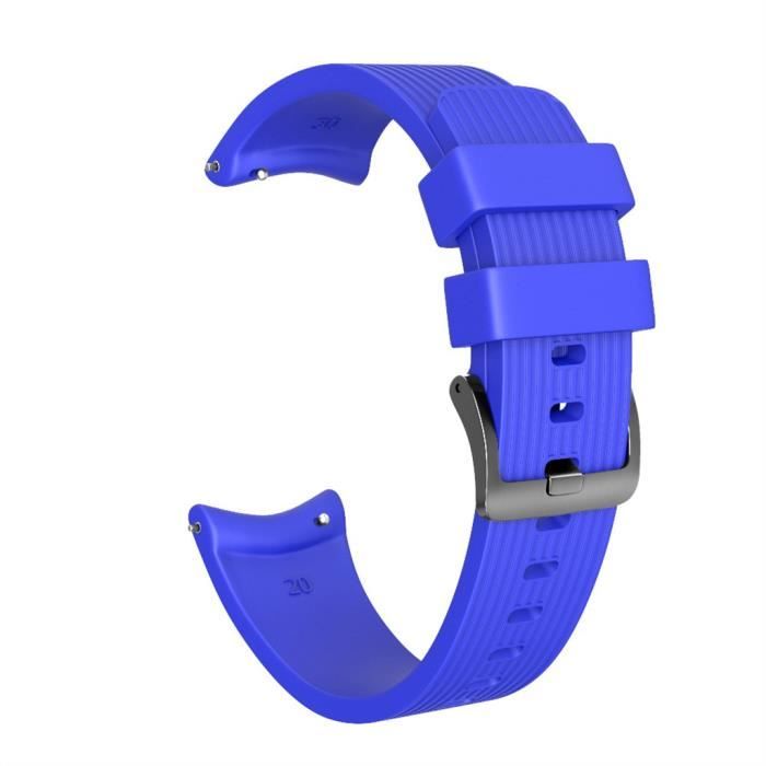 Grande sangle de poignet de bande de montre de remplacement en silicone pour Garmin Forerunner 245 - 245M FQQ90812104BU_276