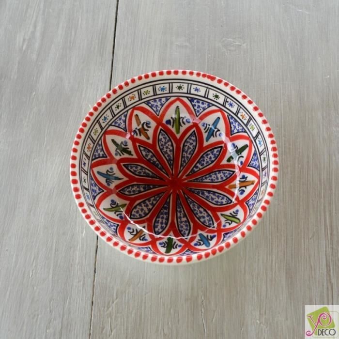 Bol Bakir rouge - D 12 cm