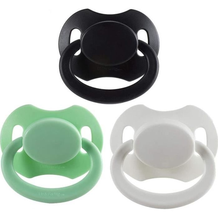 Sucettes LittleForBig Bigshield Generation 2 Tétine pour adulte Taille adulte Baby ABD Noir-vert-blanc 620