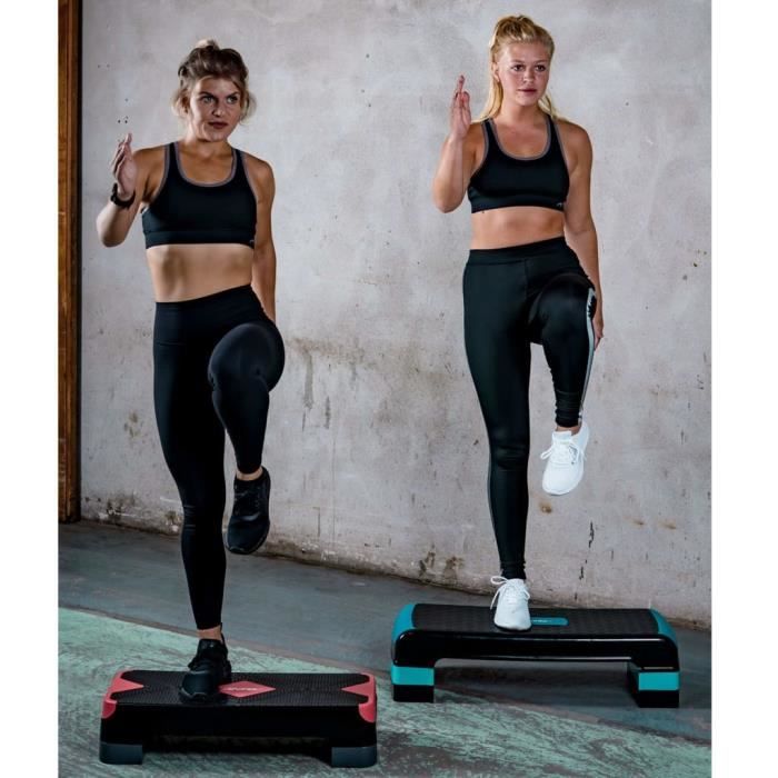 PRO© Step de fitness Haute qualité - Stepper petit 66x25x15 cm 22422 :-)