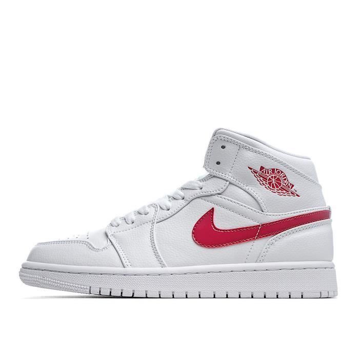 Baskets NIIKE-Air-Jordan 1 Zoom Air Comfort Retro mid high SE AJ1 Chaussures de-basket Homme Femme Haute CT7423-412