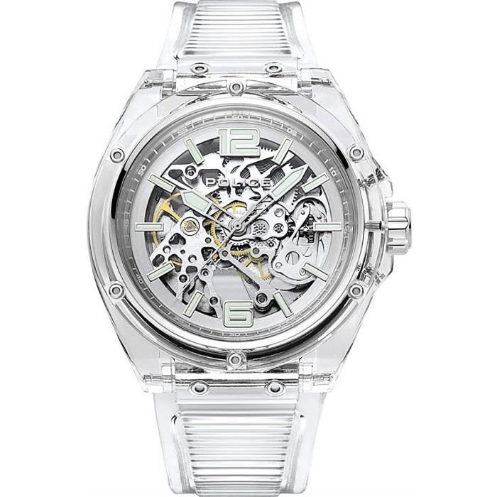 Police TRANSLUCENT PL15924JPCL.48P Montre Automatique pour hommes 7168
