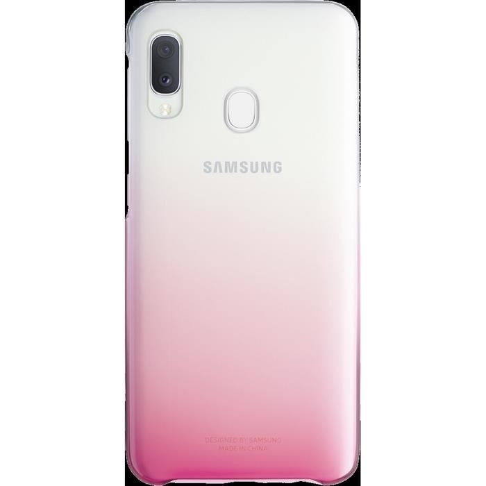 Coque arriere Evolution Galaxy A20e Rose