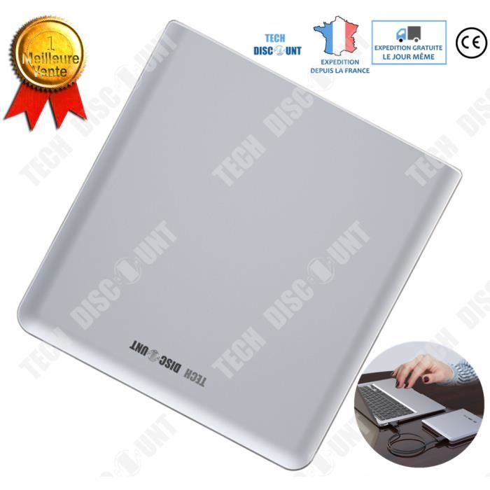 TD® Lecteur Externe / Graveur Optique de disque Blu-Ray/ 3D USB 3.0 / compatible CD DVD VCD/ Lecture grande vitesse/ Plug and Play