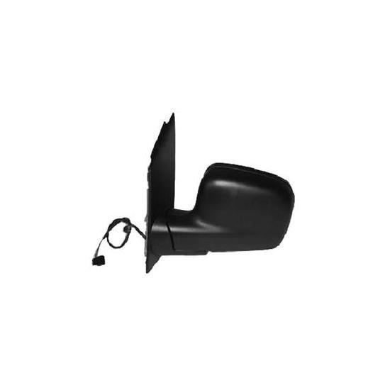 Rétroviseur extérieur gauche électrique VOLKSWAGEN CADDY III phase 1 2004-2010 dégivrant, noir.