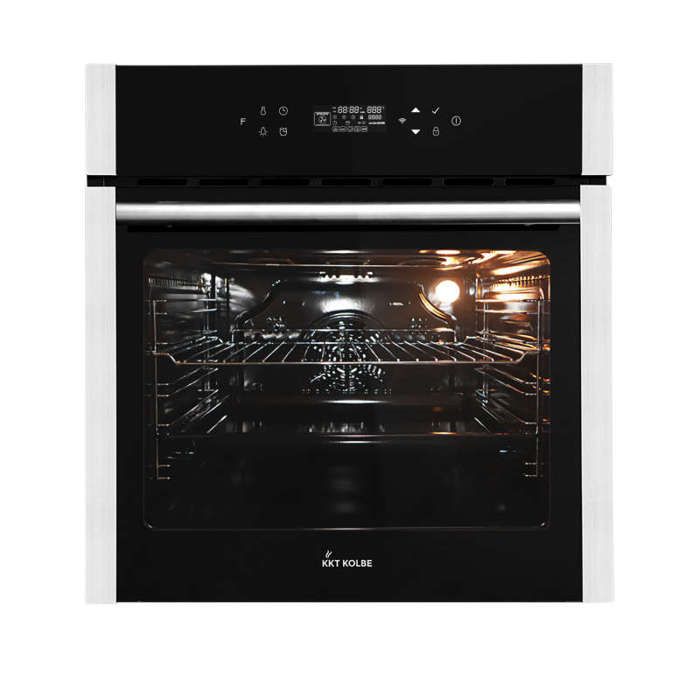 Four encastrable 60 cm 70L Gril Circulation de lair Air chaud Fonction pizza WiFi Smart App - Kkt kolbe