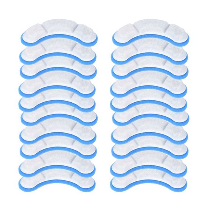 Meilleurs prix pour Filtre de Rechange pour Fontaine à Eau pour Animaux de Compagnie 20PièCes pour Filtre à Charbon Actif WF050/WF060 pour Animal de